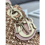 Dior Lady Mini Embroidery Colorful Bead Diamond Model: S0856